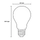 LED filament sijalica klasik hladno bela 8W Osram 4058075288683E