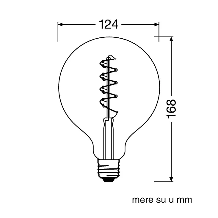 LED filament sijalica toplo bela 4W Osram 4058075269989E