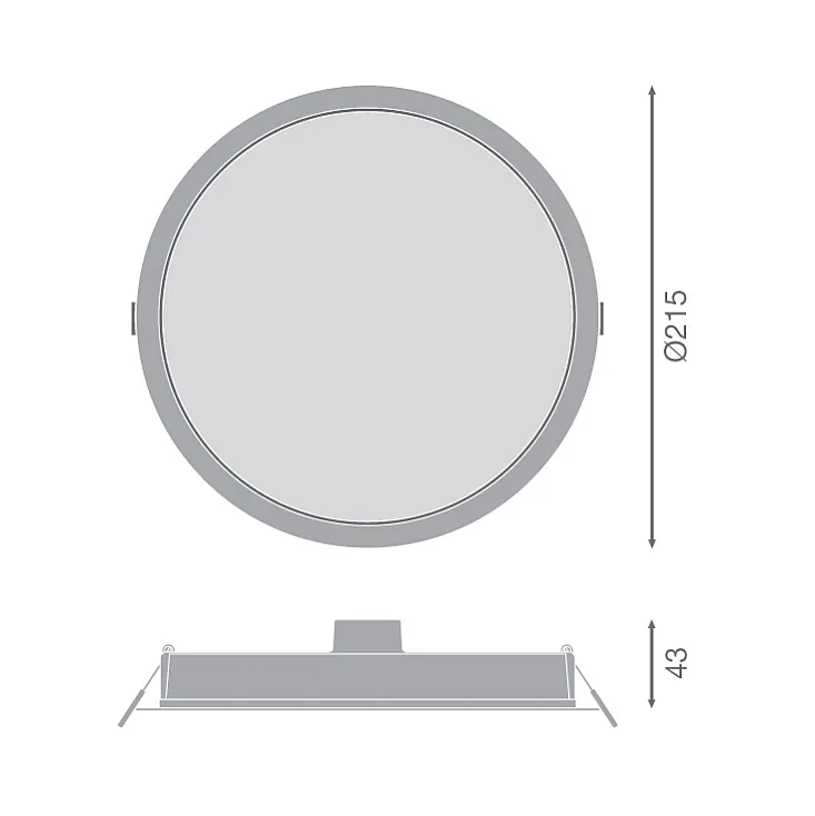 Ledvance LED ugradna panel lampa 24W 4058075703223E