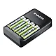 Punjač Ni-MH akumulatora + 4 AA 2100 mAh VAR-57652+
