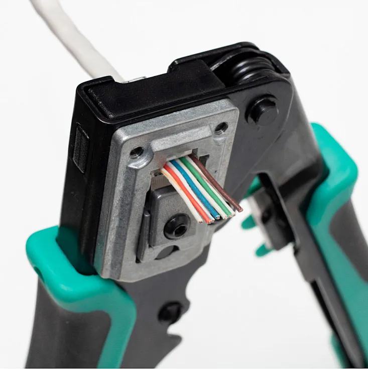 Krimp klešta za prolazne RJ45 utikače CP-342