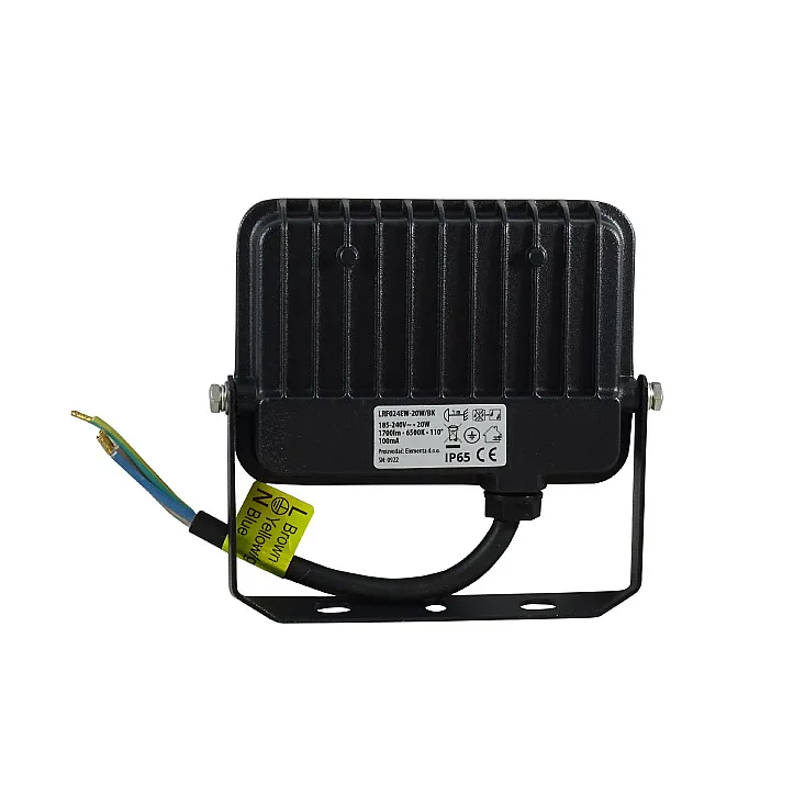 LED reflektor 20W LRF024EW-20W/BK