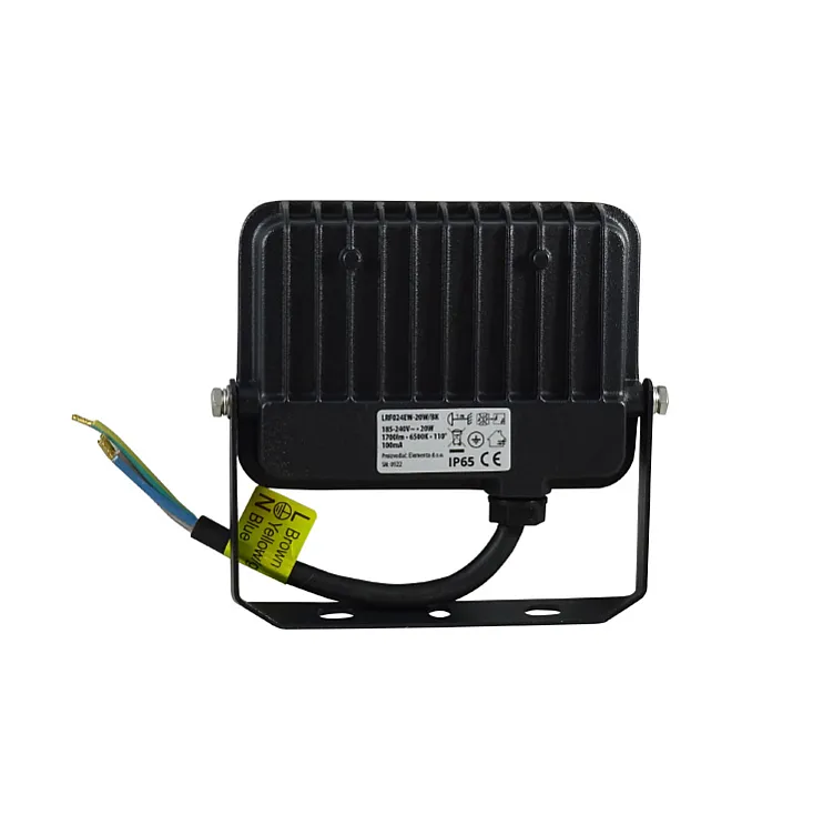 LED reflektor 20W LRF024EW-20W/BK