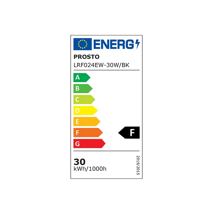 LED reflektor 30W LRF024EW-30W/BK