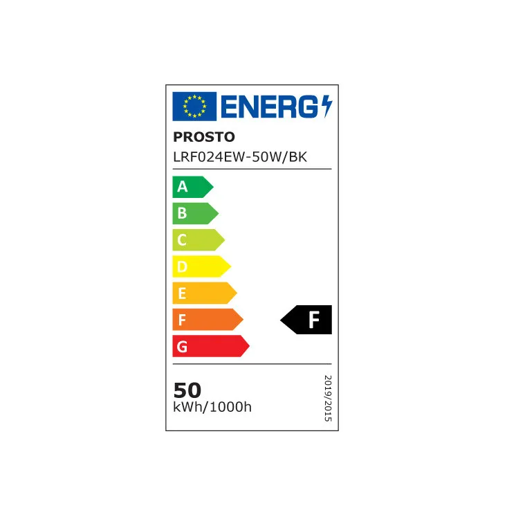 LED reflektor 50W LRF024EW-50W/BK