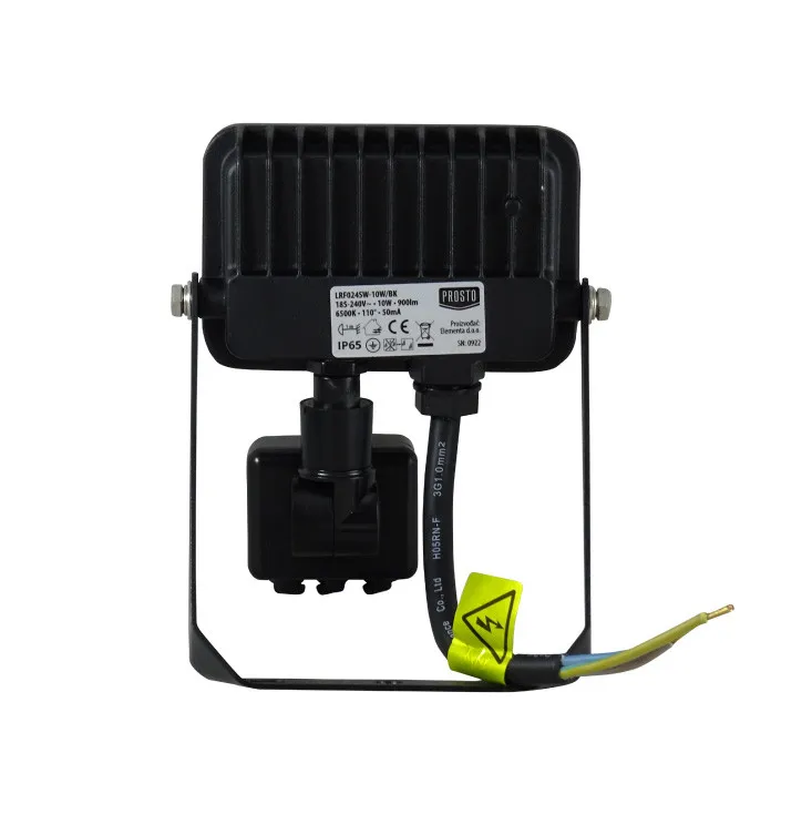 LED reflektor sa PIR senzorom 10W LRF024SW-10W/BK