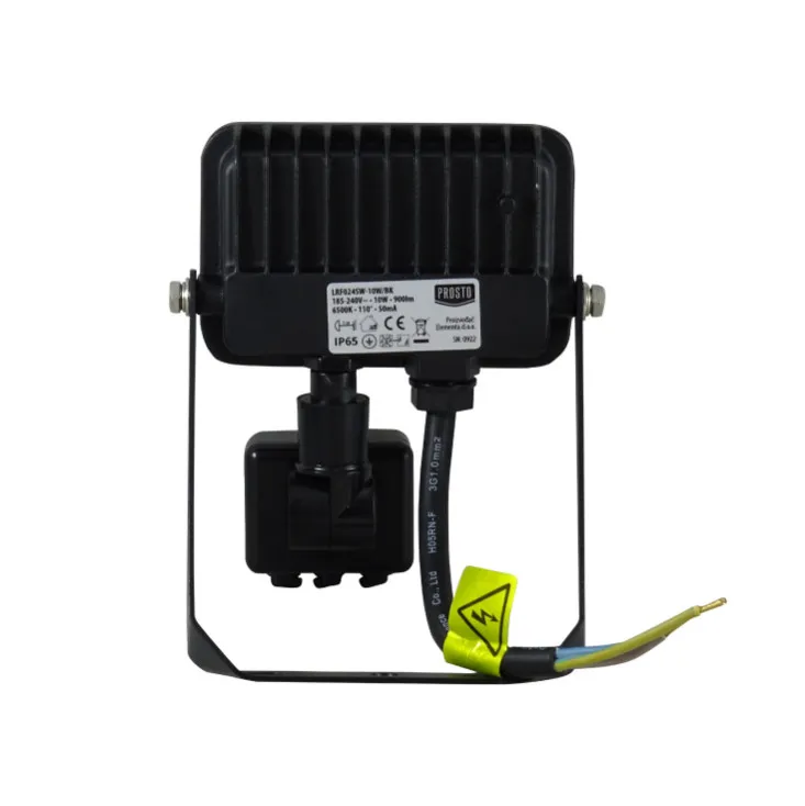LED reflektor sa PIR senzorom 10W LRF024SW-10W/BK