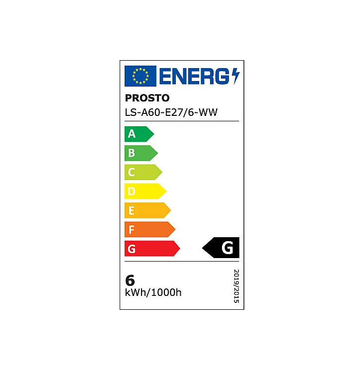 LED sijalica klasik toplo bela 6W LS-A60-E27/6-WW