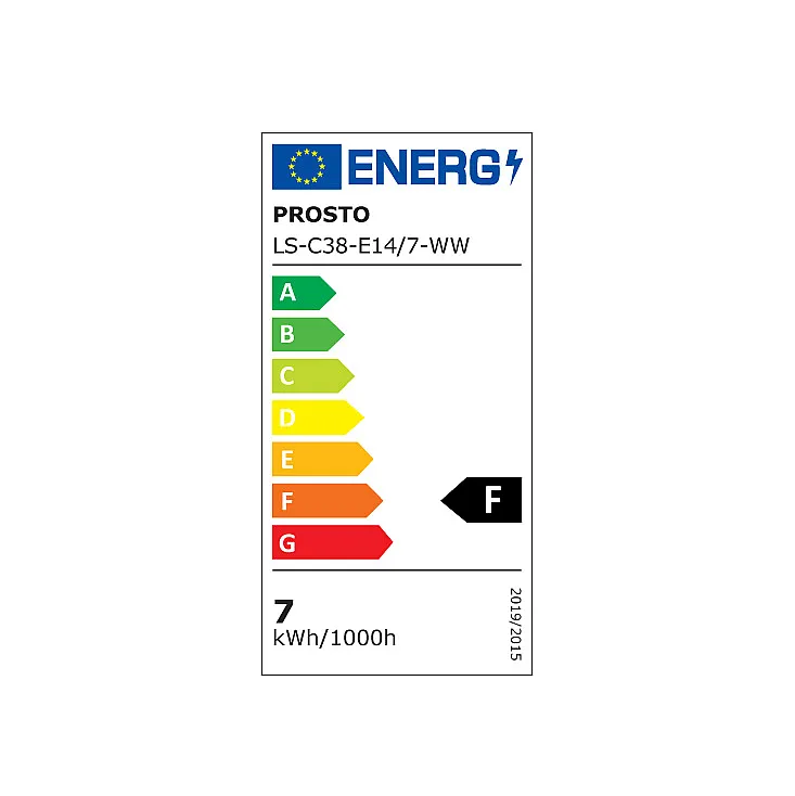 LED sijalica sveća toplo bela 7W LS-C38-E14/7-WW