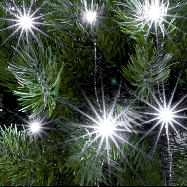 Lampice za jelku sa 50 hladno belih LED dioda ML50/WH