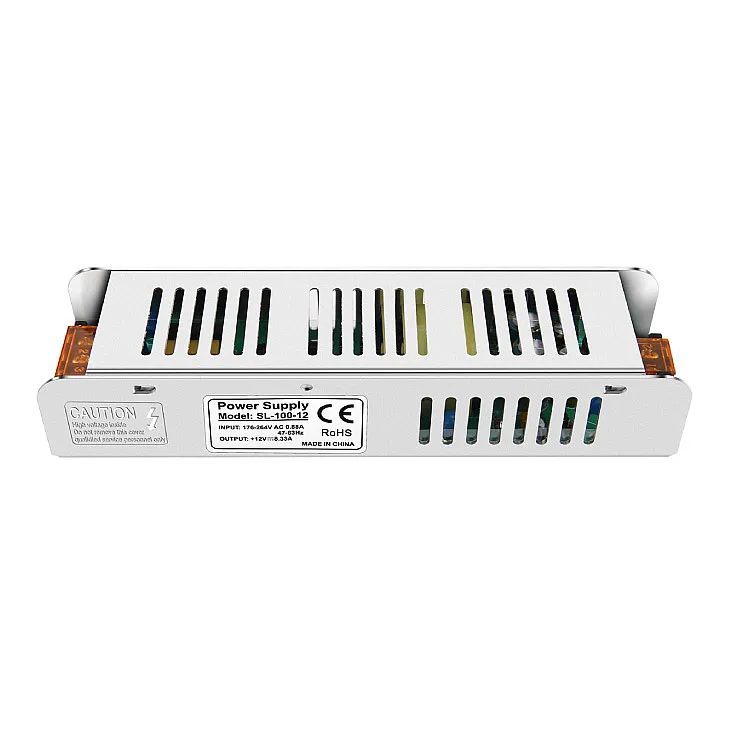 Ispravljač 100W IP20, slim PS-100-12SL