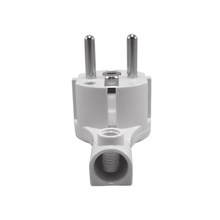 Šuko utikač pljosnati ugaoni 16A PSU/WH