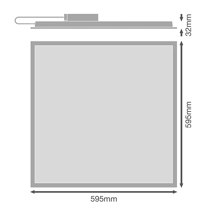 LED panel 40W dnevno svetlo Ledvance 4099854187513E