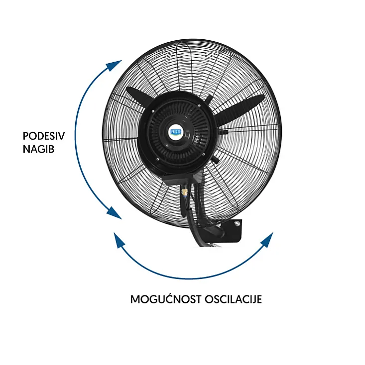 Prosto zidni ventilator sa raspršivačem 9 l MSF2608C