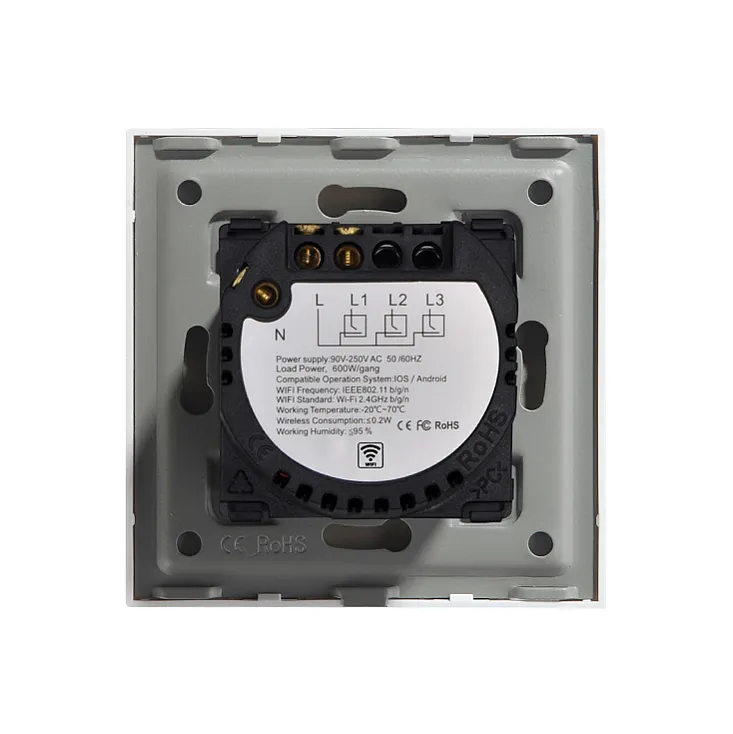 Wi-Fi smart prekidač svetla sa N provodnikom 1x5A WFPS-N01/WH