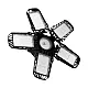 Rasklopljiva LED sijalica E27 50W LGL-5L-E27/W