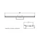 Zidna LED lampa 8W E200959