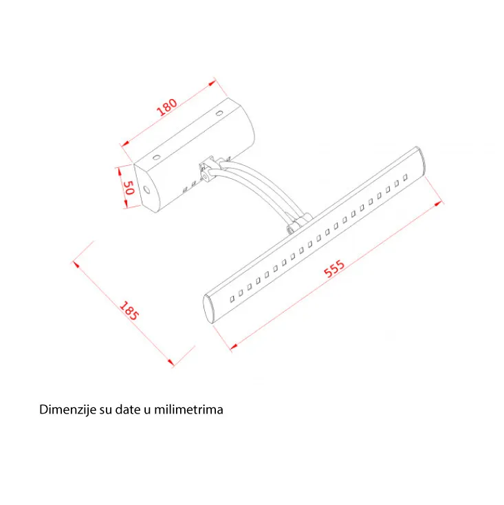 Zidna LED lampa 7W E200894
