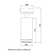 Spot lampa 1xGU10 E201901