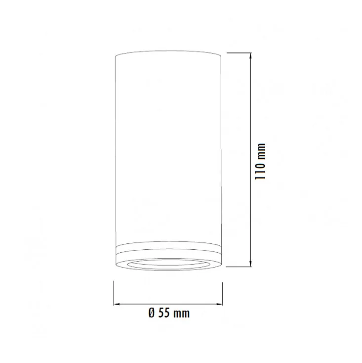 Spot lampa 1xGU10 E201900