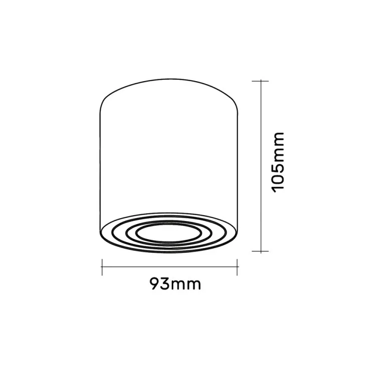 Spot lampa 1xGU10 E200828