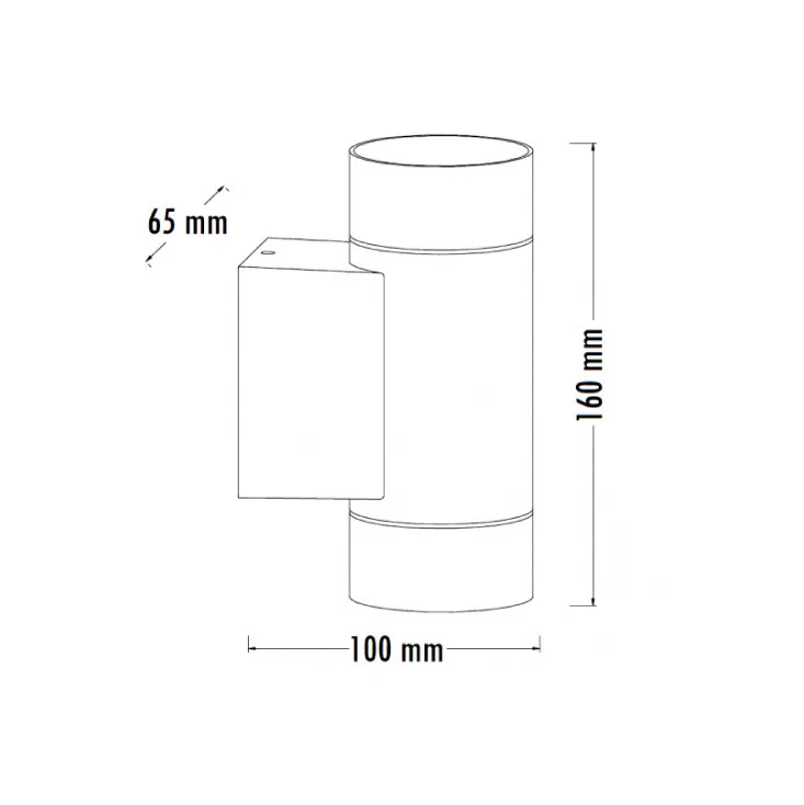 Zidna lampa 2xGU10 E250482