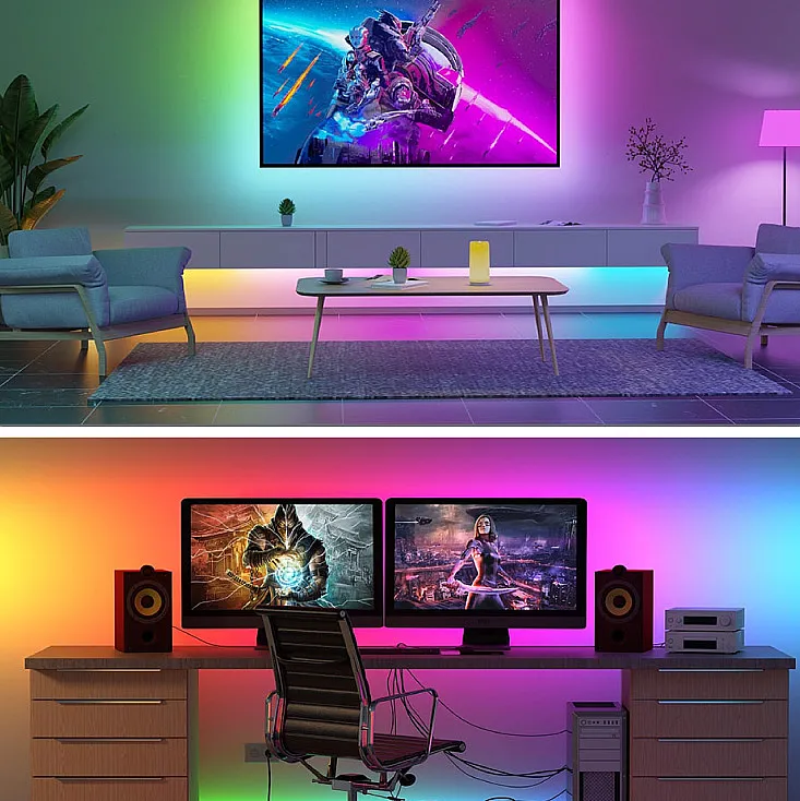 Adresabilna magic RGB LED traka LTR5050/60RGBpix-5H
