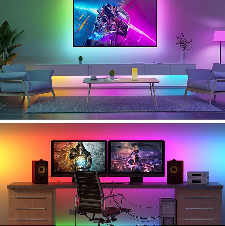 Adresabilna magic RGB LED traka LTR5050/60RGBpix-5H