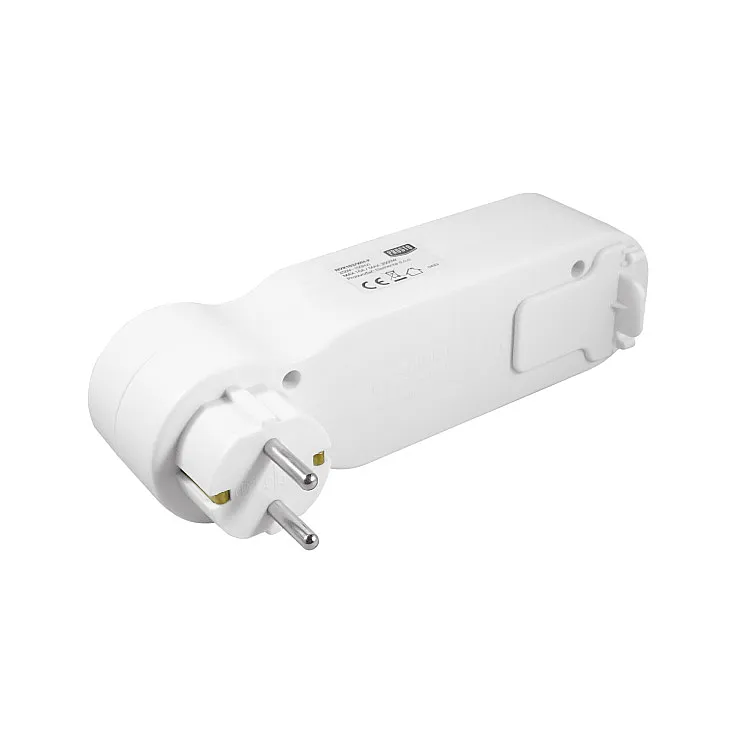 Strujni razdelnik sa 3 utičnice + prekidač NVK103/WH-P