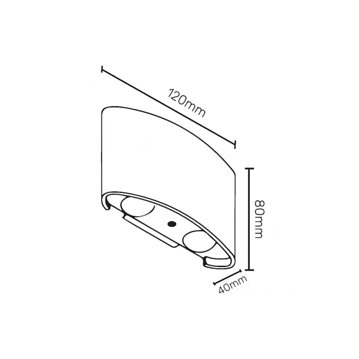 Zidna LED lampa 4W JM-020/A