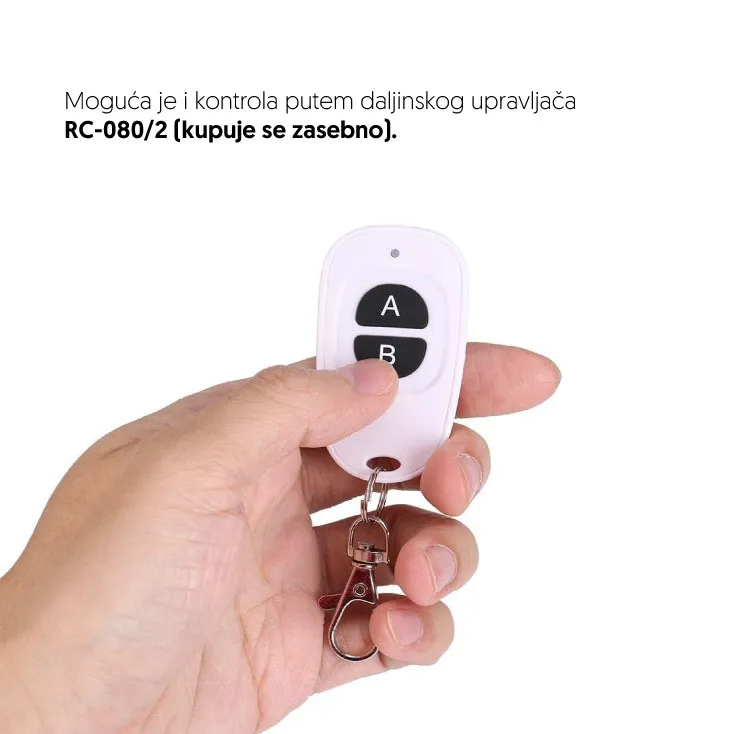 Wi-Fi smart relejni prekidač, 2 izlaza WFR-02/ACDC