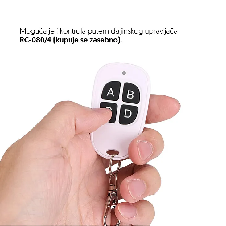 Wi-Fi smart relejni prekidač, 4 izlaza WFR-04/ACDC