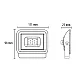 LED reflektor 10W LRF024EW-10W/WH