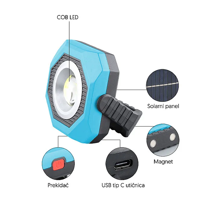 Punjiva LED lampa 6W PL6206