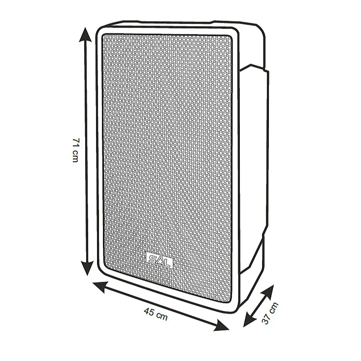 Pasivna zvučna kutija 250W PAX42PRO