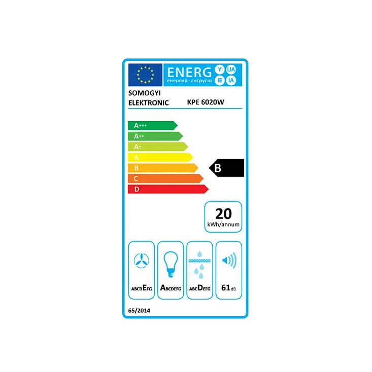 Aspirator Tornado beli 38W KPE6020W