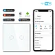 Wi-Fi smart prekidač svetla bez N provodnika 2x10A WFPS-G02/WH