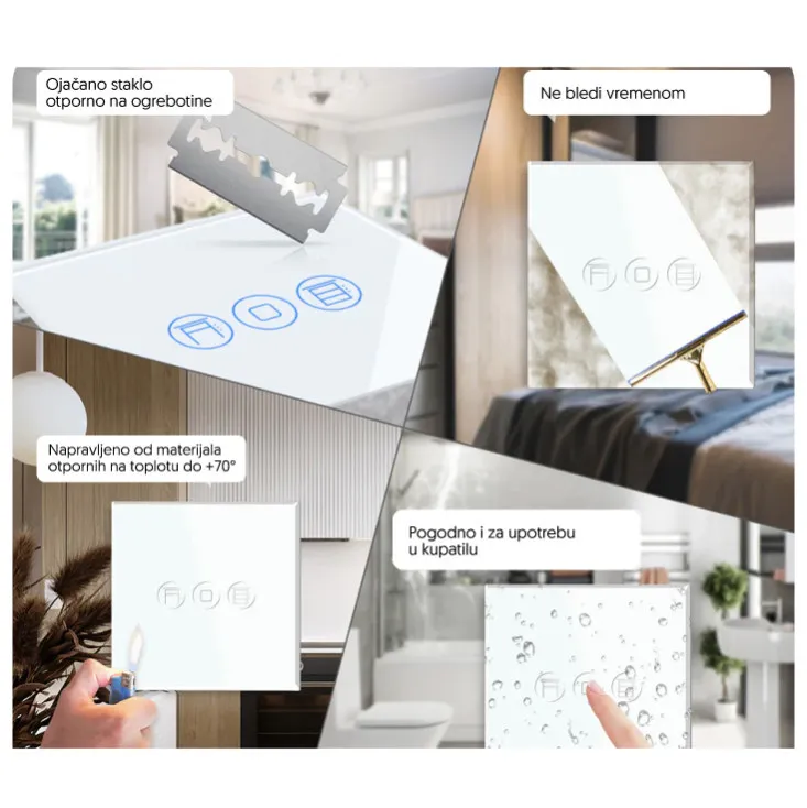 Wi-Fi smart prekidač za roletne WFPR-C1/WH