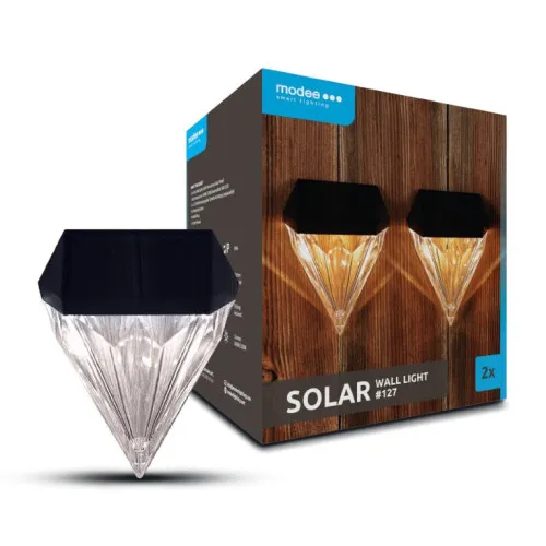 Nazidna solarna lampa - 2 kom. ML-WS127