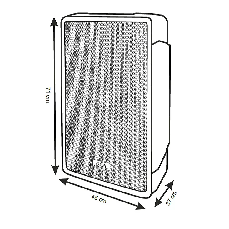 Aktivna zvučna kutija sa Bluetooth konekcijom 250W PAX42BT