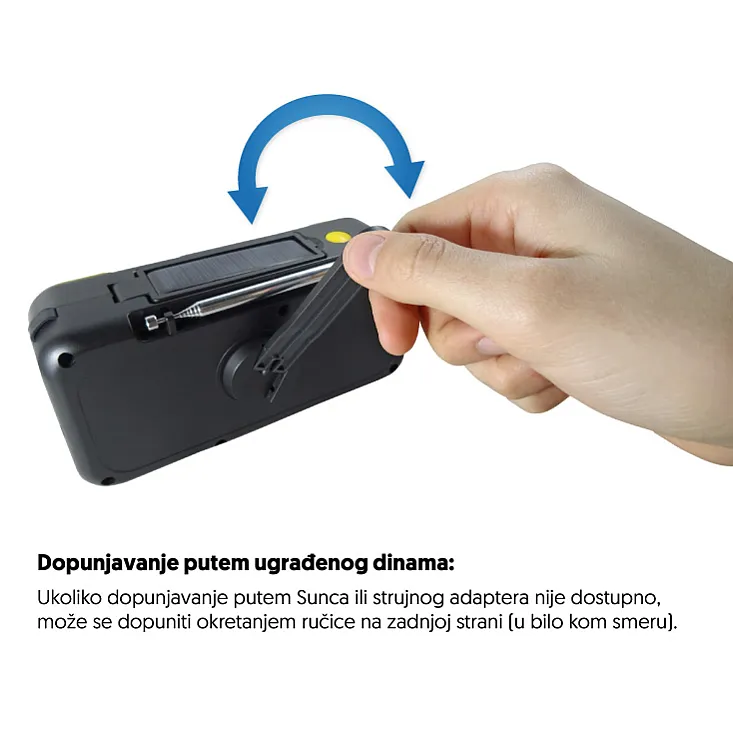 Solarni prenosni radio prijemnik RPH2