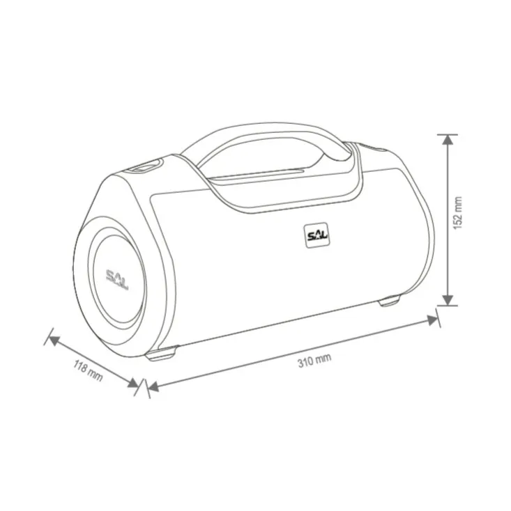 Vodootporni bluetooth zvučnik BT7000