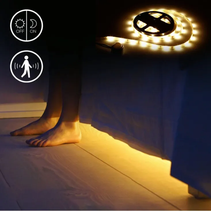 LED traka za krevet sa senzorom 2x1.2m LKR-2X30/WW