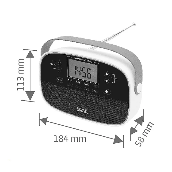 Prenosni radio prijemnik RPR4LCD