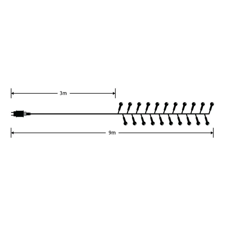 Lampice za jelku sa 576 toplo belih LED dioda ML-C2015