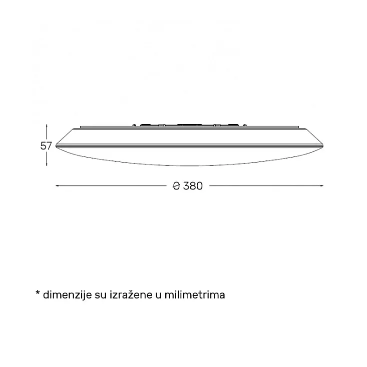 LED plafonjera 28W CCT DCL1213/28W