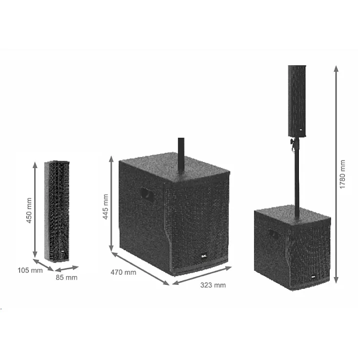 Aktivni BT zvučni sistem 400W PAS10W43S