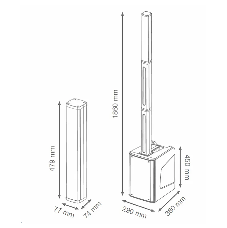 Aktivni BT zvučni sistem 200W PAS8W42S