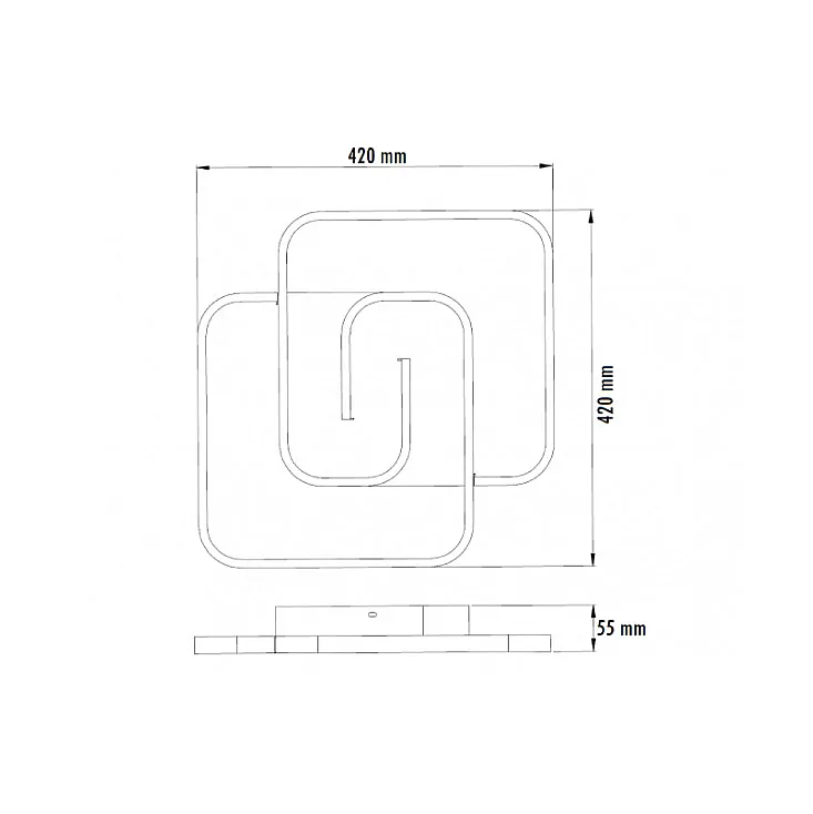 LED plafonjera 40W CCT Vesta 633/B VESTA633/B