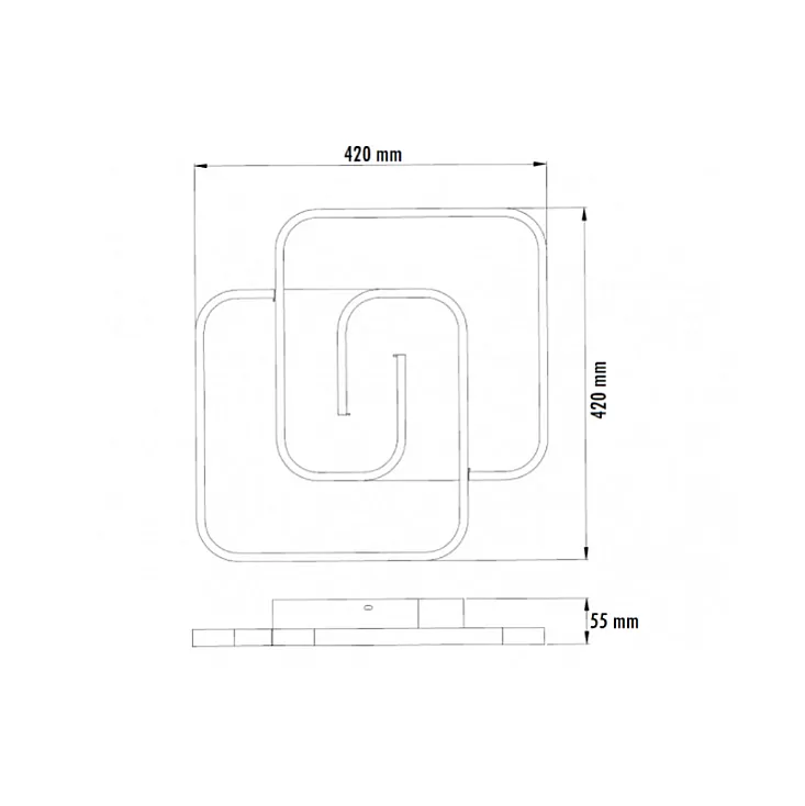 LED plafonjera 40W CCT Vesta 633/B VESTA633/B